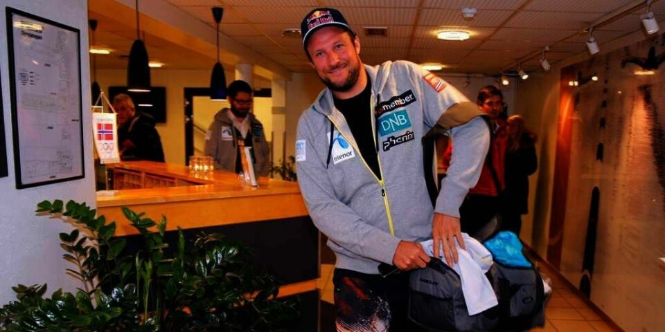 TRENER: Aksel Lund Svindal er i trening igjen etter at han røk hælsenen i oktober. Han skryter av Kjetil Jansrud og håper selv å rekke verdensmesterskapet (VM) i alpint i februar.
