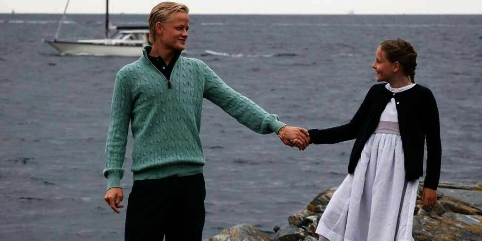 VOKSEN: Marius Borg Høiby fyller 18 år. På bildet er han sammen med lillesøster og prinsesse Ingrid Alexandra. Bildet er fra i fjor sommer.