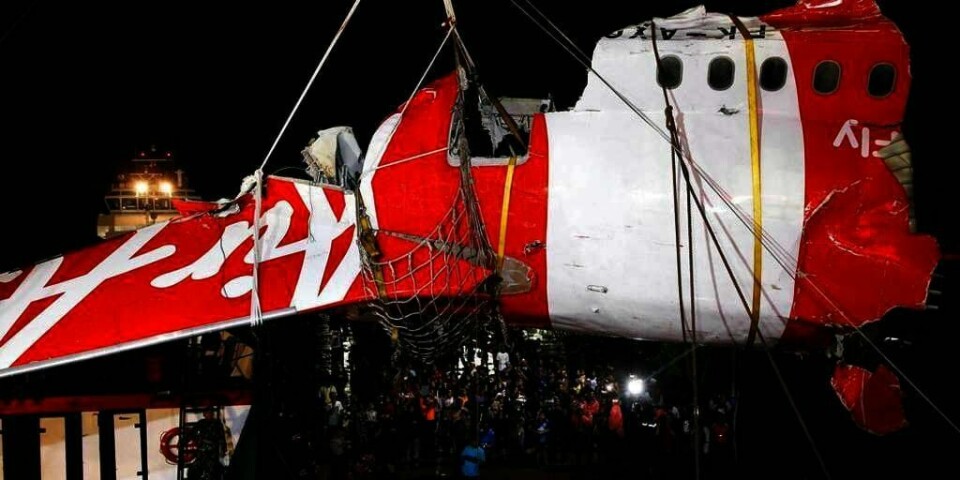 AIRASIA: Dykkere har funnet de svarte boksene til AirAsia-flyet. Flyet styret i slutten av desember.