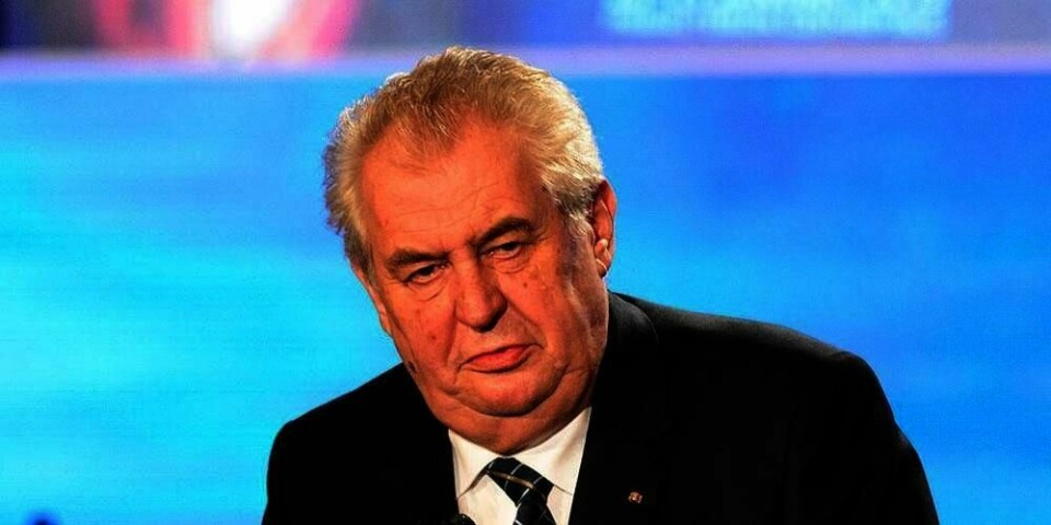 KRITISERER: Tsjekkias president Miloš Zeman er kritisk til barnevernet i Norge. Han mener at de hindrer to barn i å kjenne deres tsjekkiske arv. De blir tvunget til å bli nordmenn, mener han.