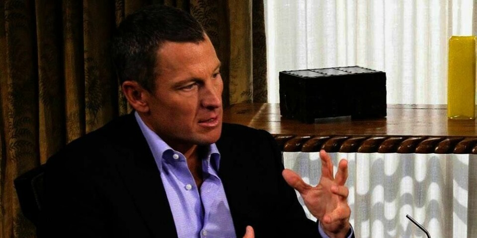 DOPING: Lance Armstrong sier at han ville valgt å dope seg igjen om vi hadde vært i 1995. Armstrong mener at han ikke ville dopet seg om han hadde syklet i 2015. Bildet er tatt under et intervju med Oprah Winfrey da han innrømmet å ha dopet seg.