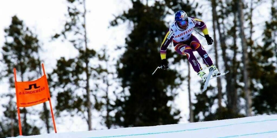 FORT: Aksel Lund Svindal kjørte inn til en 11. plass på trening i utfor tirsdag. Det var bra nok til at han vil delta i VM i alpint. Det starter onsdag.