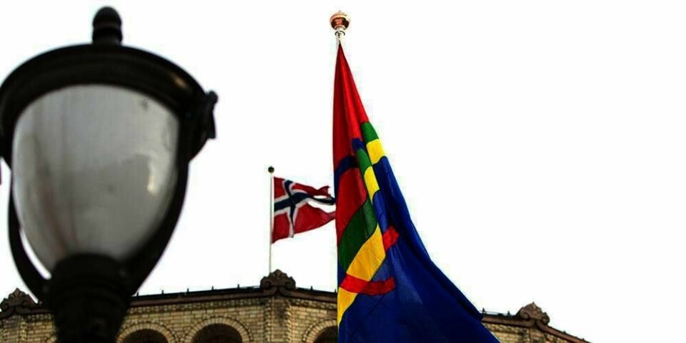 FEIRING: Samenes nasjonaldag blir feiret over hele Norge. Flagget til samene er blitt et viktig symbol.