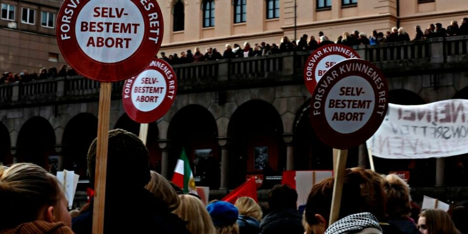 KVINNEDAGEN: I fjor feiret 10.000 mennesker kvinnedagen i Oslo. De kjempet for kvinners rett til å ta abort.