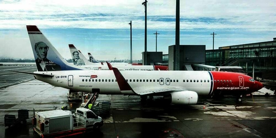 STREIK: Flyselskapet Norwegian får ikke flydd mellom byer innenriks i Norge, Sverige og Danmark onsdag. Årsaken er at 700 piloter er i streik.