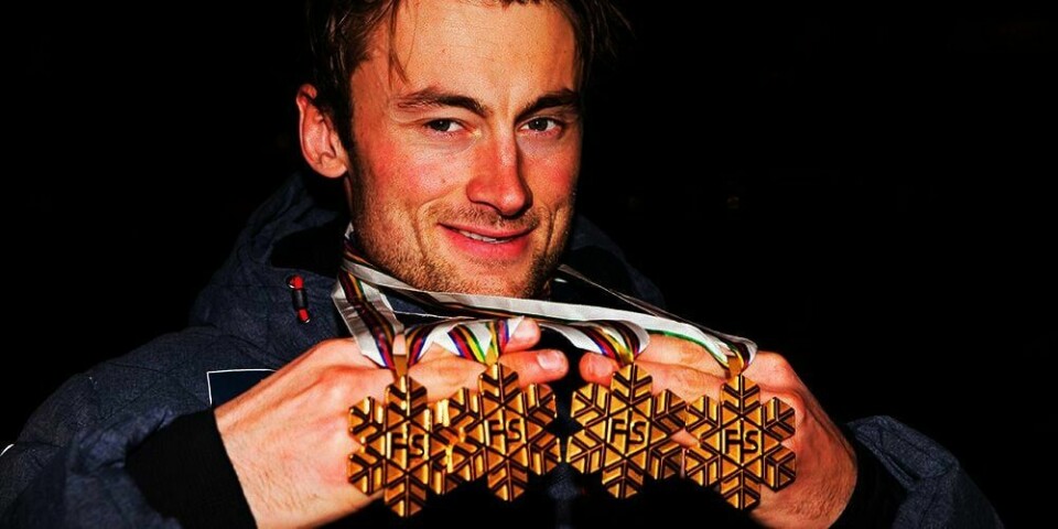 GULL: Petter Northug vant fire gull under verdens-mesterskapet på ski. Det er i Falun i Sverige. Medaljen søndag var den mest overraskende.