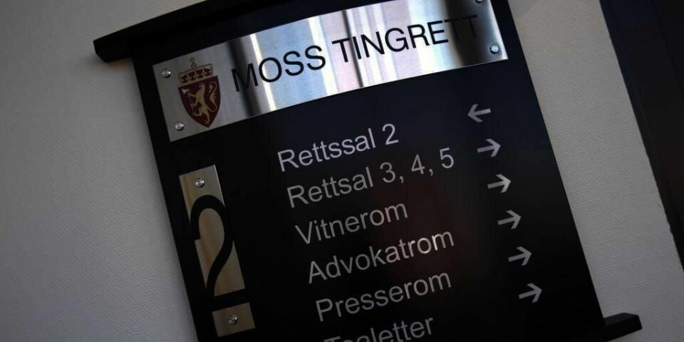 STRAFF: En mann ble dømt for drap på hunden i Moss tingrett mandag.