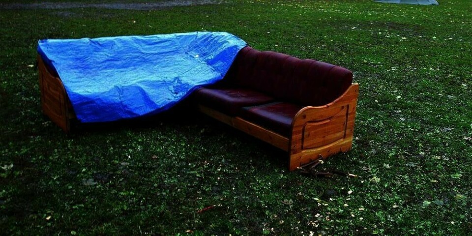 SOFA: Det er mange som gir bort sofaer gratis til andre. Og de finner raskt nye eiere.