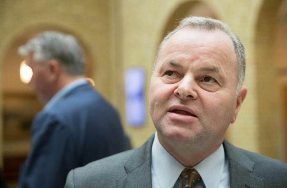UØNSKET: Olemic Thommessen er uønsket som president på Stortinget av noen partier.