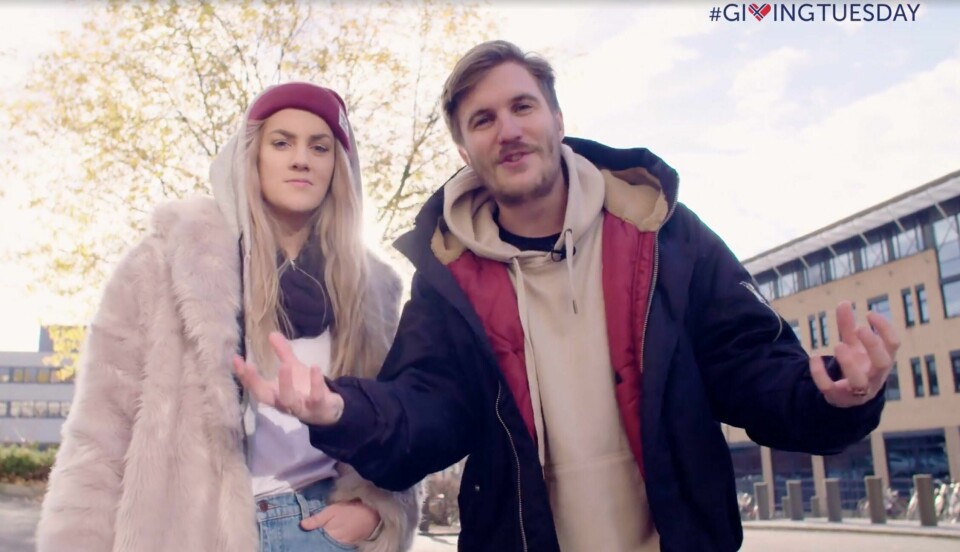 GI: Kim Køste og Nellie Krogstad er to av programlederne på Giving Tuesday-sendingen.