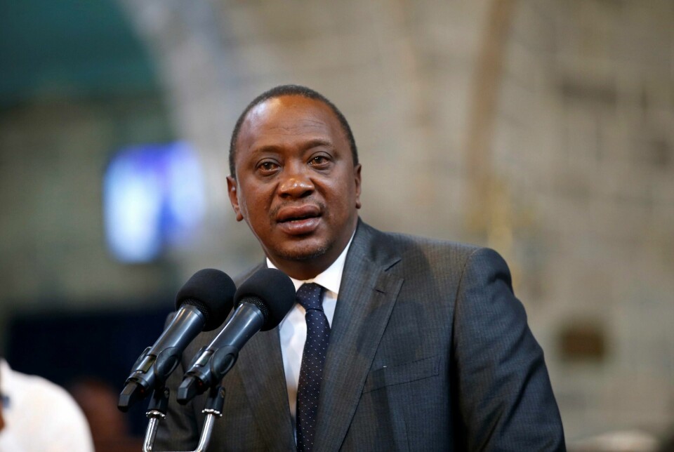 PRESIDENT: Uhuru Kenyatta er president i Kenya, sier høyesterett. Ikke alle mener valget var lovlig.