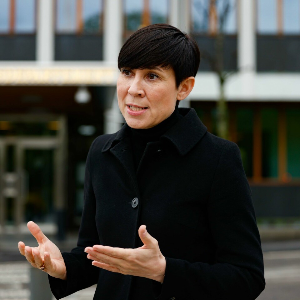 Kina skal være ansvarlig for et dataangrep på Stortinget for noen måneder siden. Det meldte utenriks-departementet mandag. Utenriksminister Ine Eriksen Søreide (H) sier det er sjokkerende at det hviterussiske regimet tvinger et passasjerfly ned i Minsk for å arrestere en regimemotstander. Foto: Jil Yngland / NTB