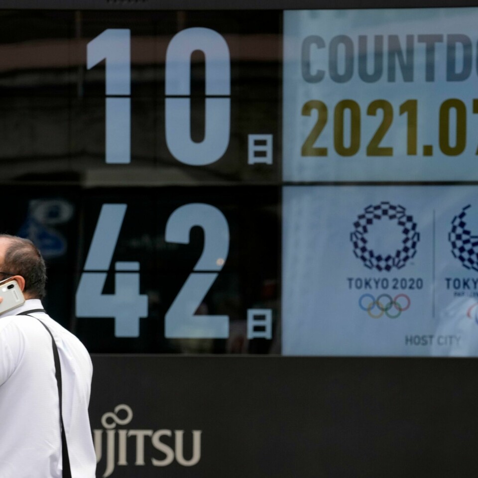 Store deler av Japan er fortsatt veldig skeptiske til at de skal arrangere sommer-OL. Tokyo-OL nærmer seg, men ikke alle er særlig begeistret for det. Foto: Eugene Hoshiko / AP / NTB