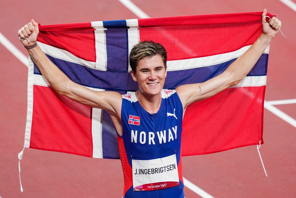 GULL: Jakob Ingebrigtsen vant OL-gull på 1500 meter lørdag. Foto: Lise Åserud / NTB Bildet viser Jakob Ingebrigtsen. Han vant OL-gull på 1500 meter lørdag. Foto: Lise Åserud / NTB