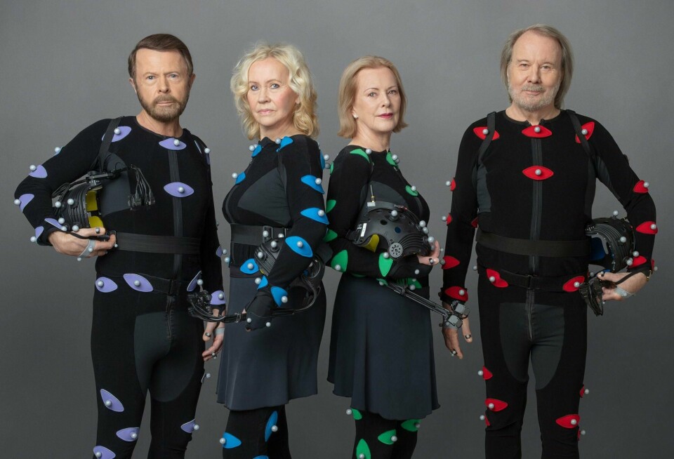 London, Storbritannia 20210902.
ABBA annonserer torsdag at de etter 40 år er tilbake med det de kaller en revolusjonær konsertopplevelse. Agnetha, Björn, Benny og Anni-Frid vil opptre digitalt og live med et band på ti medlemmer i London fra 27. mai 2022
Foto: Baillie Walsh/Universal Music / NTB Bildet viser fra venstre Björn Ulvaeus, Agnetha Fältskog, Anni-Frid Lyngstad og Benny Andersson .