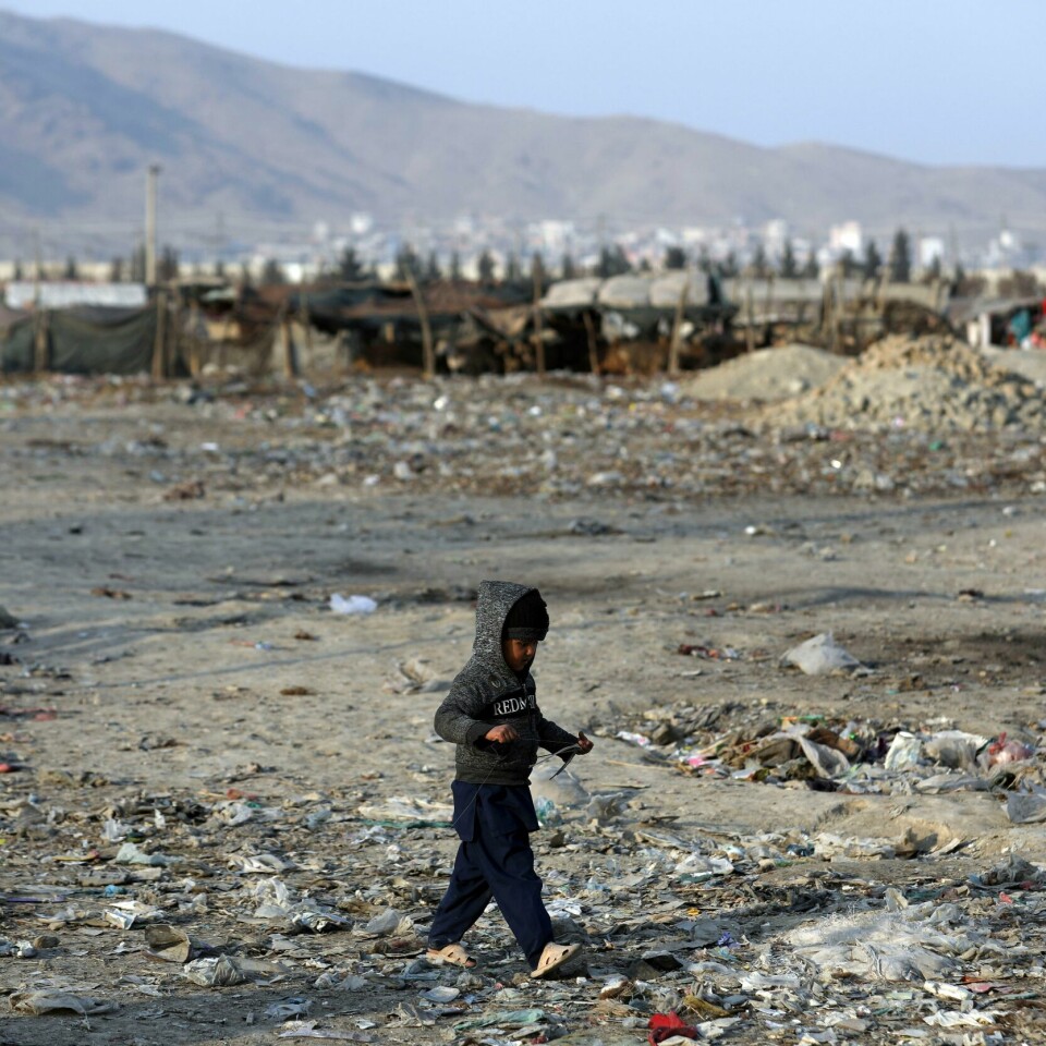 MAT: Taliban er nå ansvarlige for å gi mat til folket.