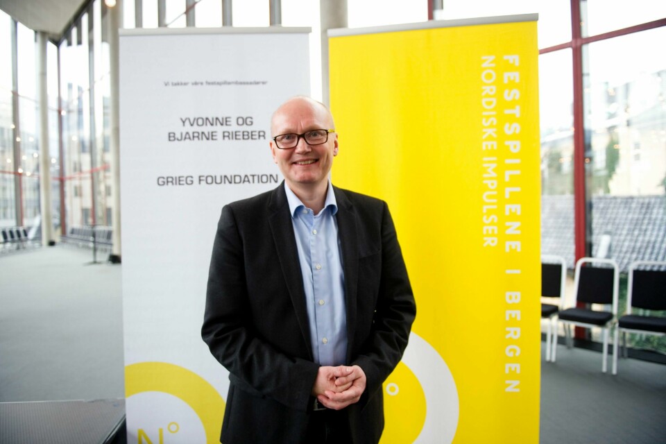 SLUTTER: Anders Beyer slutter etter å ha jobbet som direktør for festivalen siden 2012. Styret i Festspillene i Bergen har valgt å si opp arbeidsavtalen med direktør Anders Beyer etter behandling av et varsel. Foto: Marit Hommedal / NTB