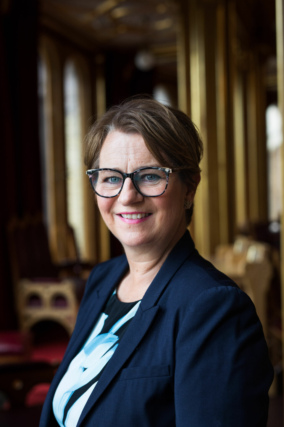 LEDER: Tone Wilhelmsen Trøen leder arbeidet på Stortinget. Tone Wilhelmsen Trøen leder arbeidet på Stortinget.