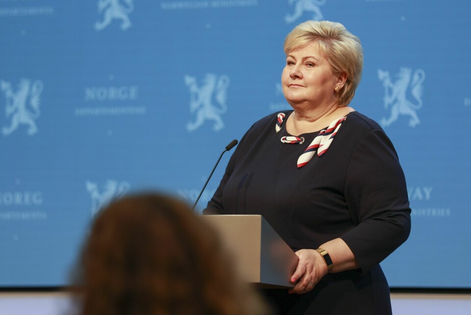 ÅPNER: Statsminister Erna Solberg sier at Norge nå åpner for å leve normalt igjen. Bildet viser Erna Solberg.