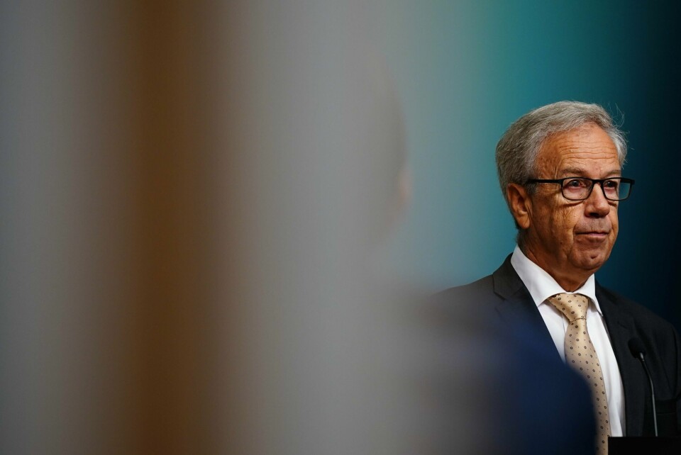 STYRINGSRENTA: Norges Bank øker renta fra 0 prosent til 0,25. De planlegger å øke renta mer de neste årene. Husholdningene bør forberede seg på en boliglånsrente på 3,2 prosent, ifølge sentralbanksjef Øystein Olsen. Foto: Lise Åserud / NTB
