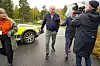 Sp-leder Trygve Slagsvold Vedum var ute en tur etter bruddet i sonderinger mellom SV, Ap og Sp om mulig regjeringssamarbeid på Hurdalsjøen hotell onsdag.Foto: Terje Pedersen / NTB