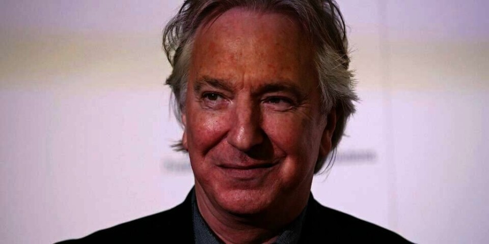 DØD: Den britiske skuespilleren Alan Rickman døde av kreft. Han ble 69 år gammel.