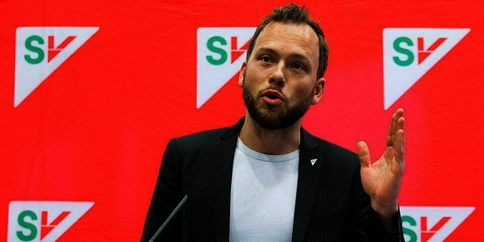 LEDER: Audun Lysbakken leder Sosialistisk Venstreparti. De vil ikke lenger love å samarbeide med Arbeiderpartiet eller Senterpartiet i neste valg.