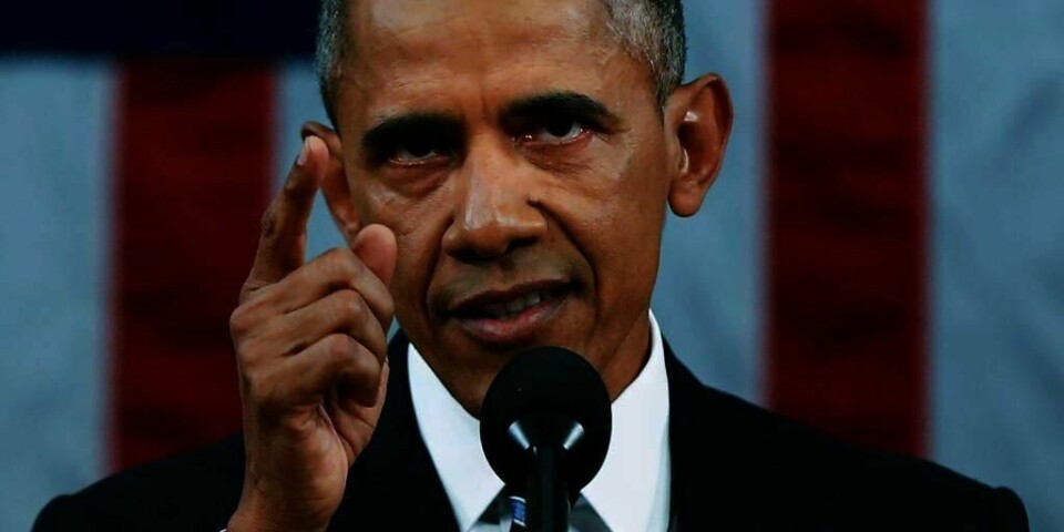 VIKTIG TALE:: Barack Obama holdt sin tale om rikets tilstand i natt. Det var siste gang han holdt talen som president i USA.