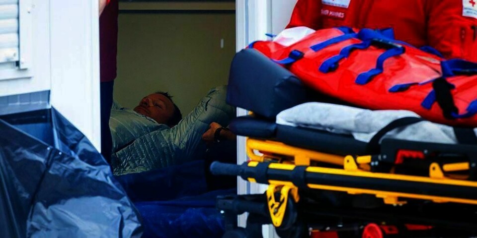 UTE: Aksel Lund Svindal er ute med skadet kne etter et stygt fall.