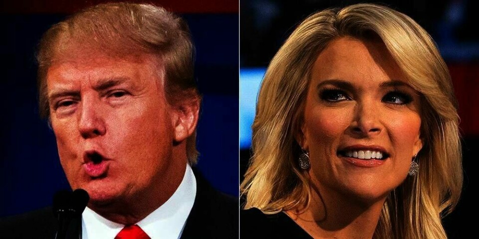 UVENNER: Donald Trump og Megyn Kelly har møttes til debatt før. Det gikk ikke bra.