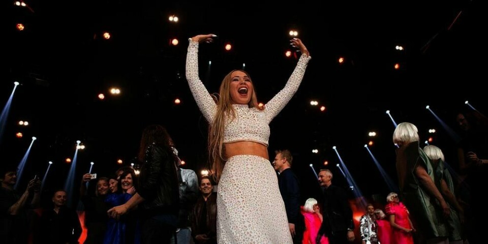 VINNER: Agnete Johnsen vant den norske finalen i Melodi Grand Prix. Nå skal hun synge låta «Icebreaker» for Norge. Finalene i konkurransen skjer i Sverige i mai.
