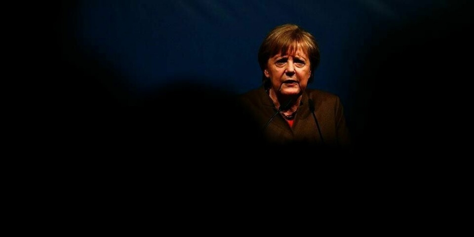 FORBYS: Tysklands leder Angela Merkel er blant dem som ønsker et forbud for partiet NDP.