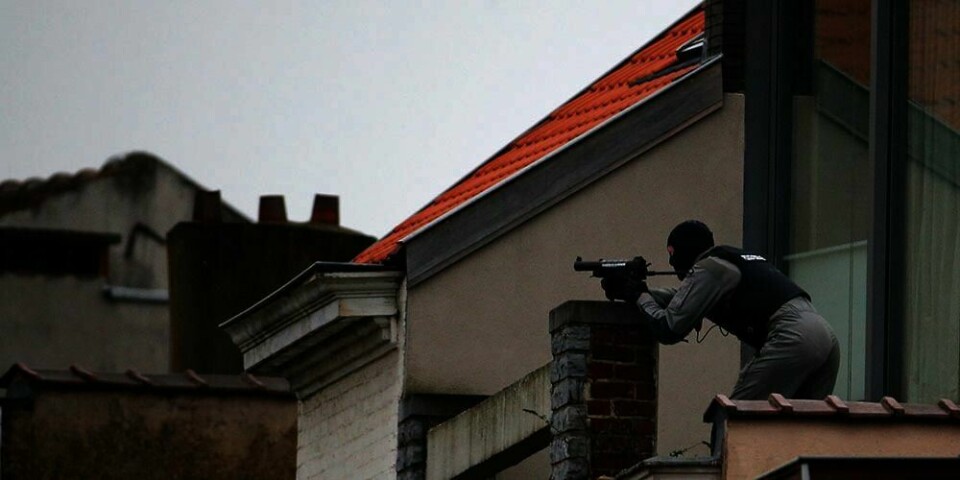 AKSJON: Belgisk og fransk politi arresterte to personer mistenkt for terrorisme tirsdag. Fortsatt er to personer på frifot.