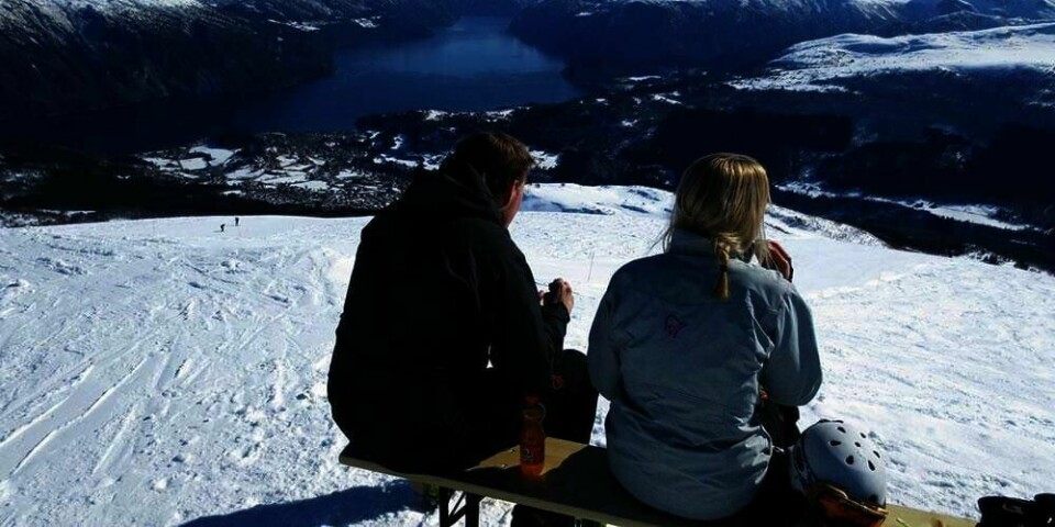 UTSIKT: Slik utsikt er det mange som vil nyte. Bildet er fra Strandafjellet Skisenter i Møre og Romsdal.