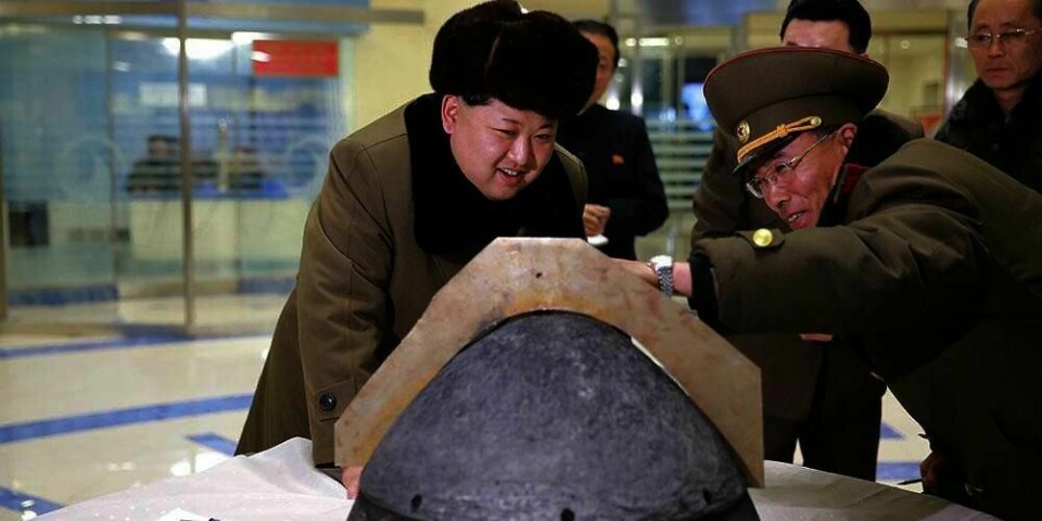 RAKETT: Nord-Korea har skutt opp en ny rakett. Barack Obama er ikke glad for situasjonen med landet.