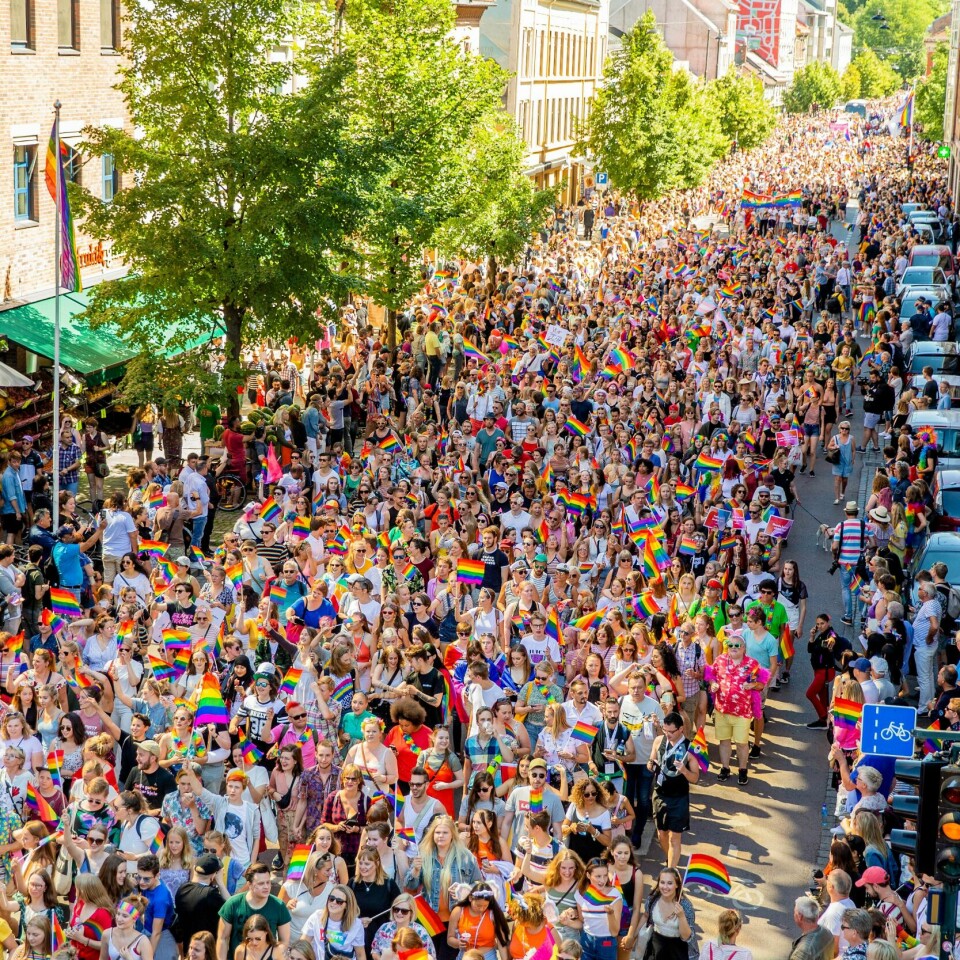 MANGE: Årets pride-parade lokket mange tusen folk til gatene i Oslo.