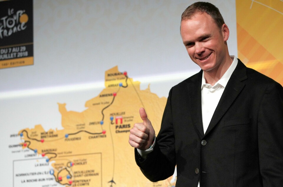 AVSLUTTET: Saken mot Chris Froome er avsluttet. Han var mistenkt for doping. Syklisten deltar i Tour de France.