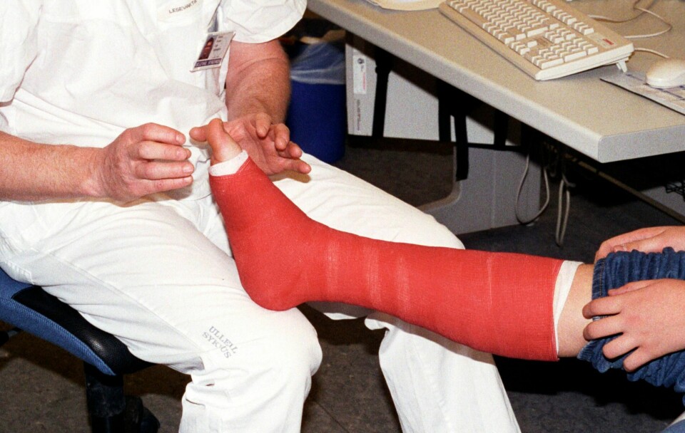 SKADD: Christian Trogstad Næss ble reddet to ganger og brakk ankelen en tredje gang. Alt skjedde på tur til samme fjell på få dager. Illustrasjonsfoto.