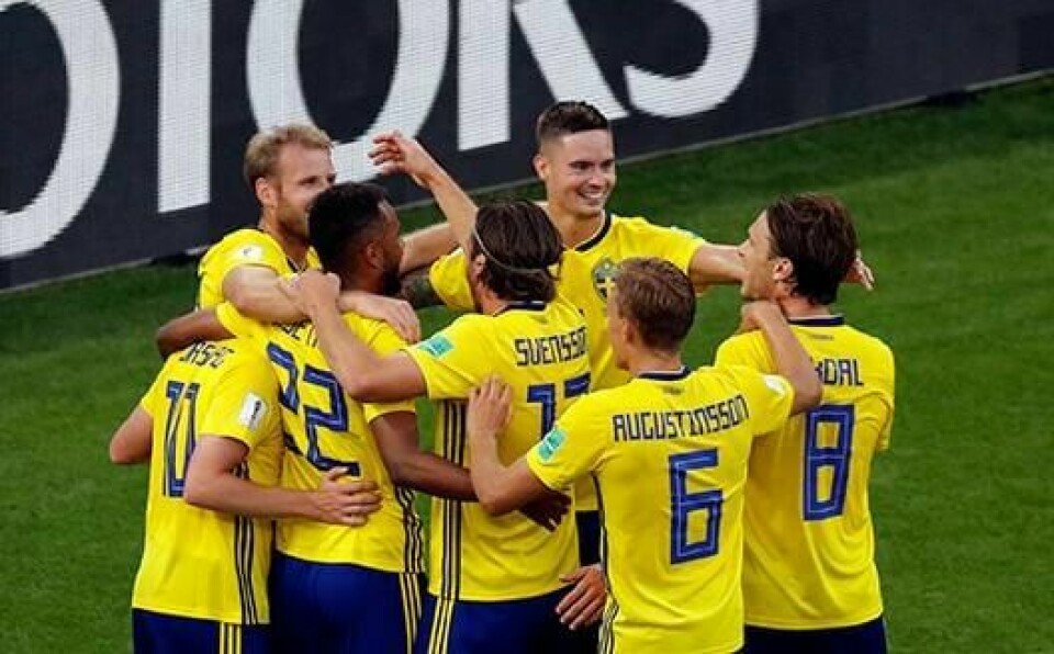 MILLIONER: Sverige har vunnet 32 millioner kroner i fotball-VM.