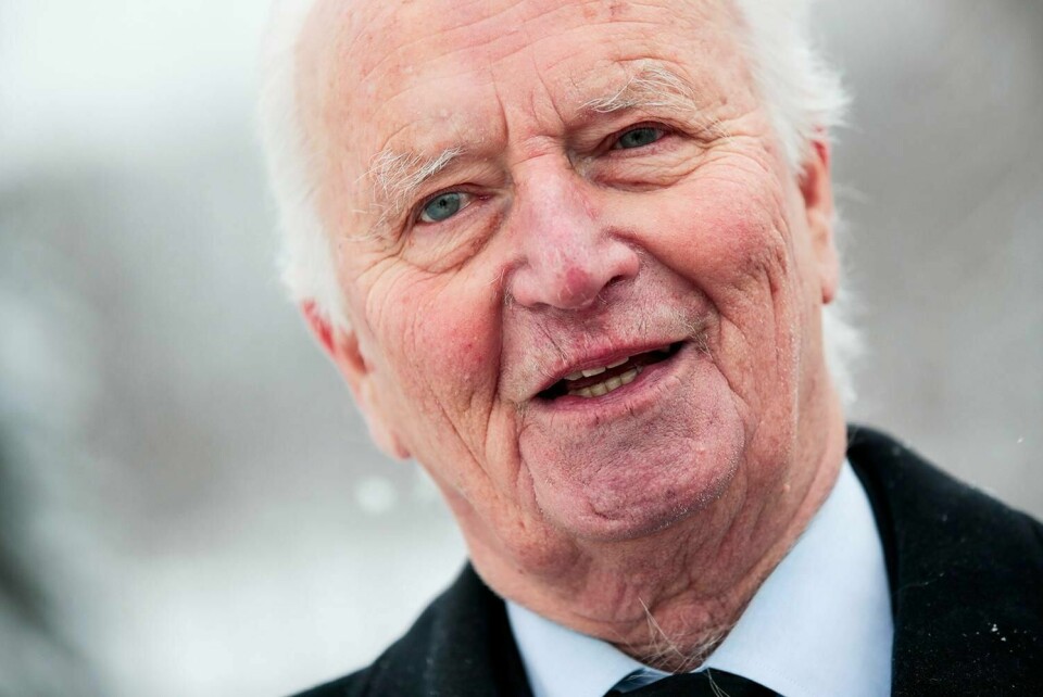 DØD: Thorvald Stoltenberg døde 87 år gammel.