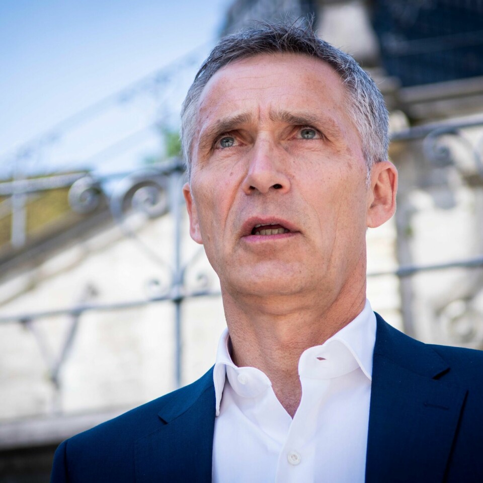 FARVEL: Jens Stoltenberg sa farvel til faren. Thorvald Stoltenberg døde av sykdom forrige fredag.