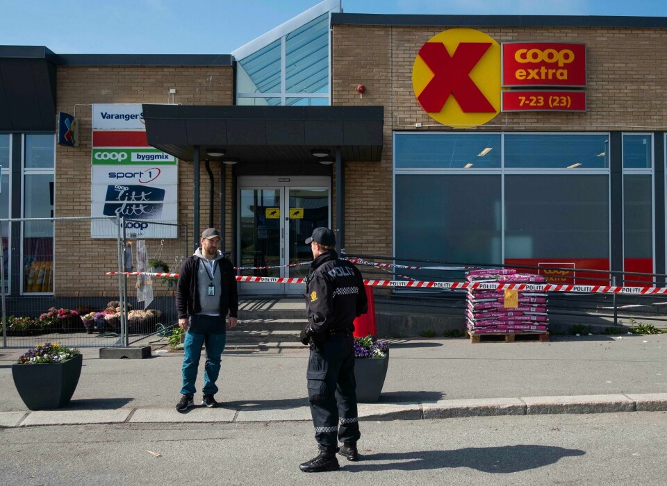 VÅPEN: Politiet tror de har funnet deler av våpenet som en 18-åring ble drept med. Det skjedde i Vadsø i Finnmark.