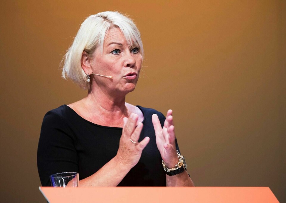 DEBATT: Kommunalminister Monica Mæland forsøker å få Troms og Finnmark til å slå seg sammen. Men Finnmark nekter.