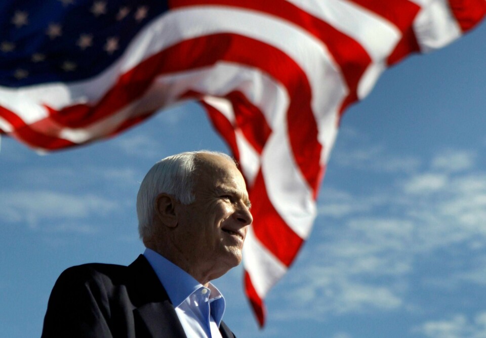 DØDE: Senator John McCain er død. Den amerikanske senatoren ble 81 år gammel.