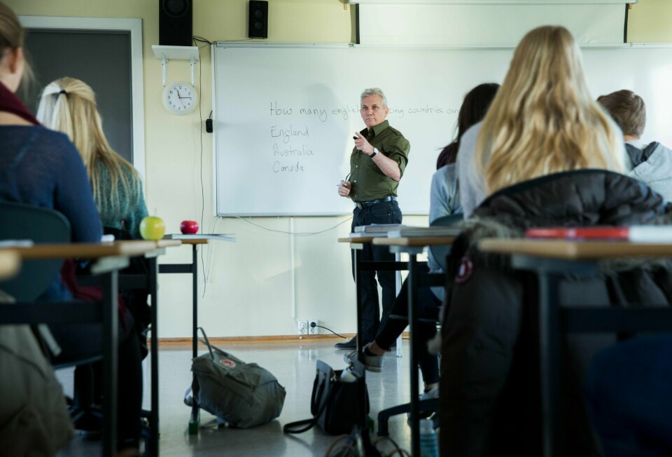 UNGDOMSSKOLE: Elever i fylket Finnmark er mest borte fra ungdomsskolen. Det viser tall fra Utdanningsdirektoratet.