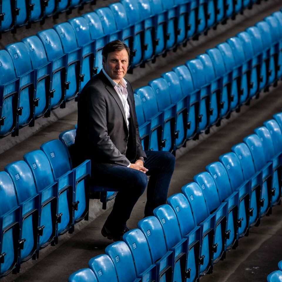 LEI: Idretts-president Tom Tvedt ble lei av hets. Derfor skrev han ikke så mye i sosiale medier.