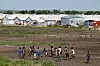 Bildet viser flyktningleiren utenfor Malakal i Sør-Sudan.