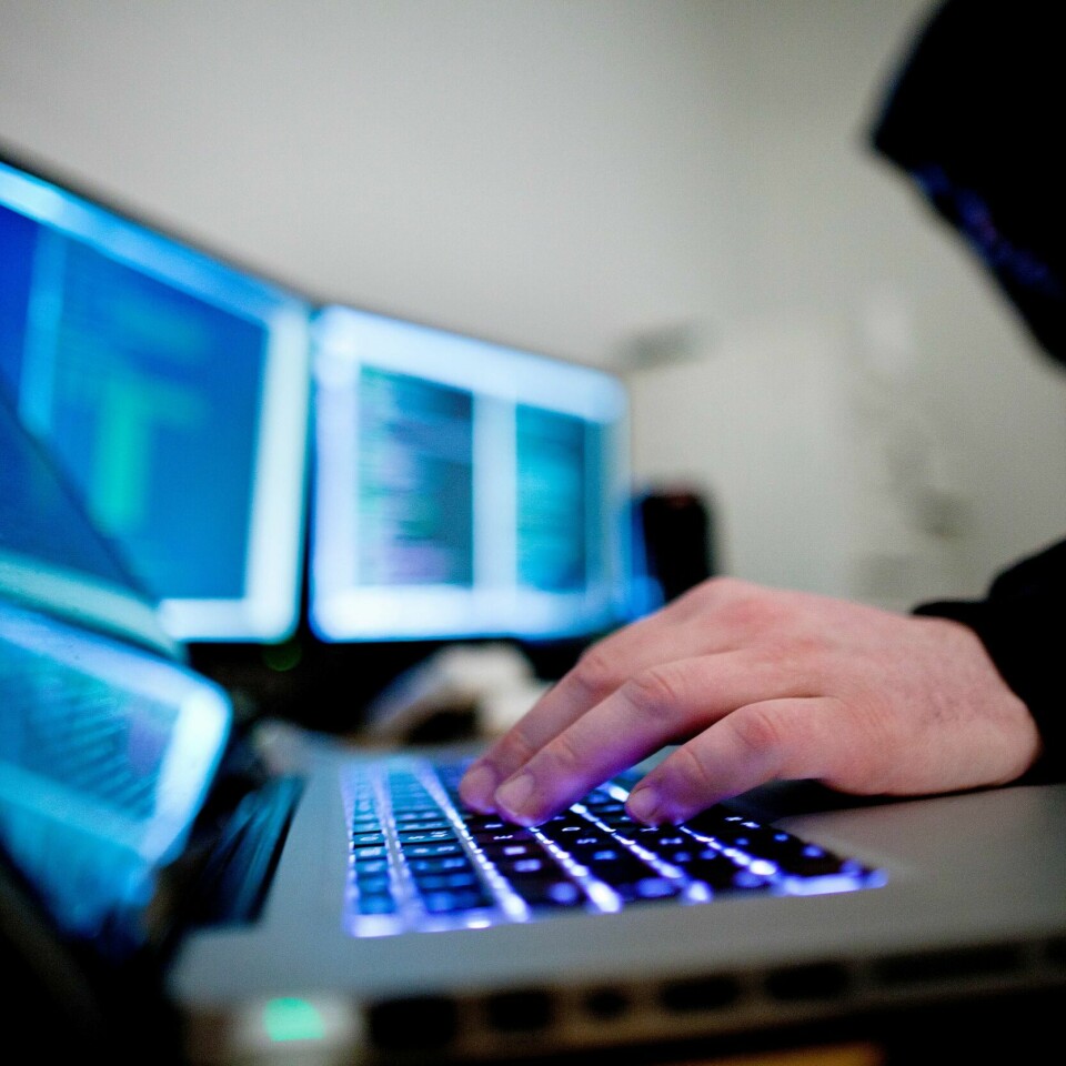 Oslo 20120125. Illustrasjonsfoto. Hacking, hackere og datakriminalitet blir av mange oppfattet som et alvorlig samfunnsproblem.
Foto: Thomas Winje Øijord / Scanpix