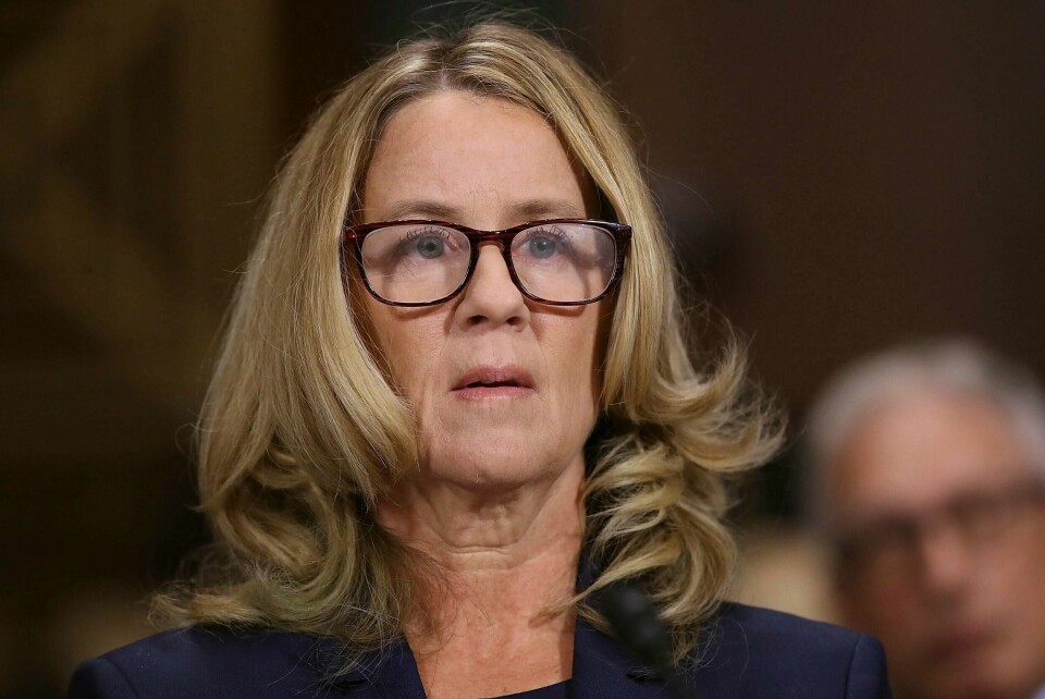 FORKLARING: Professor Christine Blasey Ford mener Brett Kavanaugh forsøkte å voldta henne.