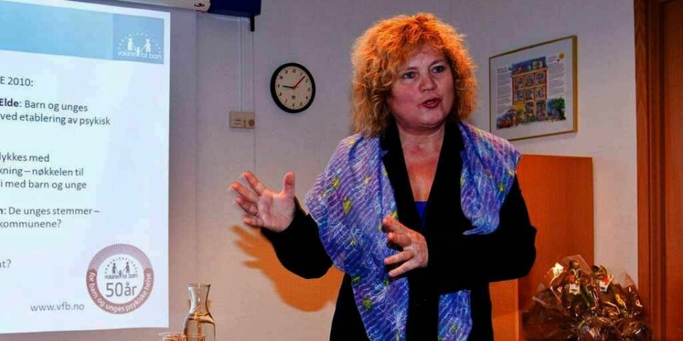 KRITISK TIL KONTANT-STØTTEN: Randi Talseth jobber i organisasjonen Voksne for barn. Hun mener kontant-støtten fører til at mange barnefamilier blir fattige.